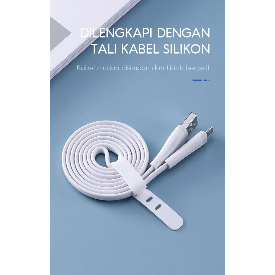 Kabel Data Micro VIVAN SM30S SM100S SM200S 2.0A FAST CHARGING Kabel Charger Android Kabel Casan V8 100cm GARANSI