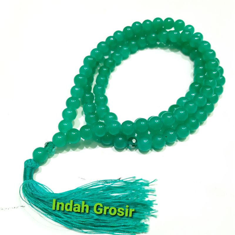 Tasbih Batu Topas Kristal 8mm 99Butir Natural