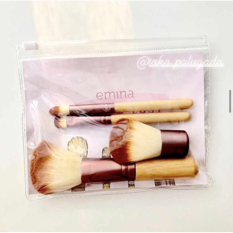 Emina Brush Logy Brush Set Kuas Makeup Make up Brush