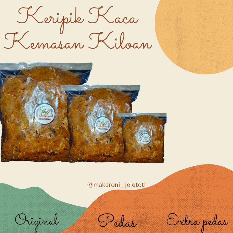 

KERIPIK KACA ASLI SINGKONG HOME MADE PAKET KILOAN