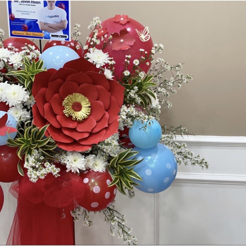 Standing Flowers Manis Manja Stending Flower Bucket Buket Bunga Ucapan Selamat Hadiah Happy Birthday Wedding Lamaran Wisuda Ulang Tahun Peresmian Grand Opening Natal Papan Karangan Duka Cita Belasungkawa 100% Asli Fresh