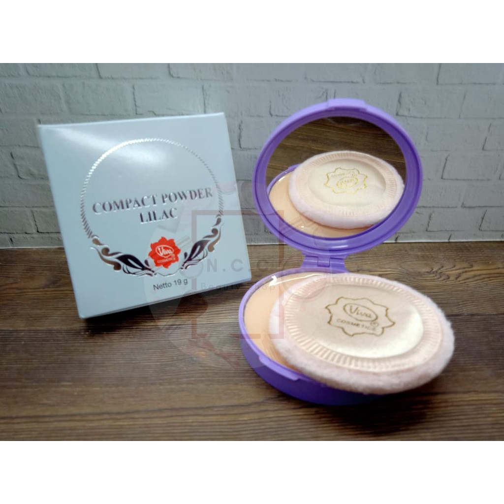 * NCC * Viva Compact Powder Lilac Bedak Padat Lilac Orange Biru Natural Kuning Langsat