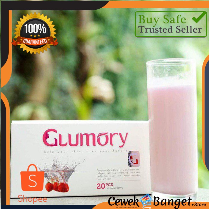 HALAL PEMUTIH BADAN PERMANEN GLUMORY BEAUTY BRINK MINUMAN COLLAGEN BPOM HI COLLAGEN