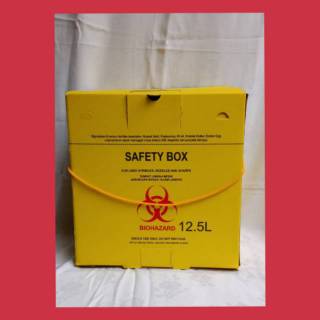 Safety Box 12,5 liter /Tempat Sampah Medis | Shopee Indonesia