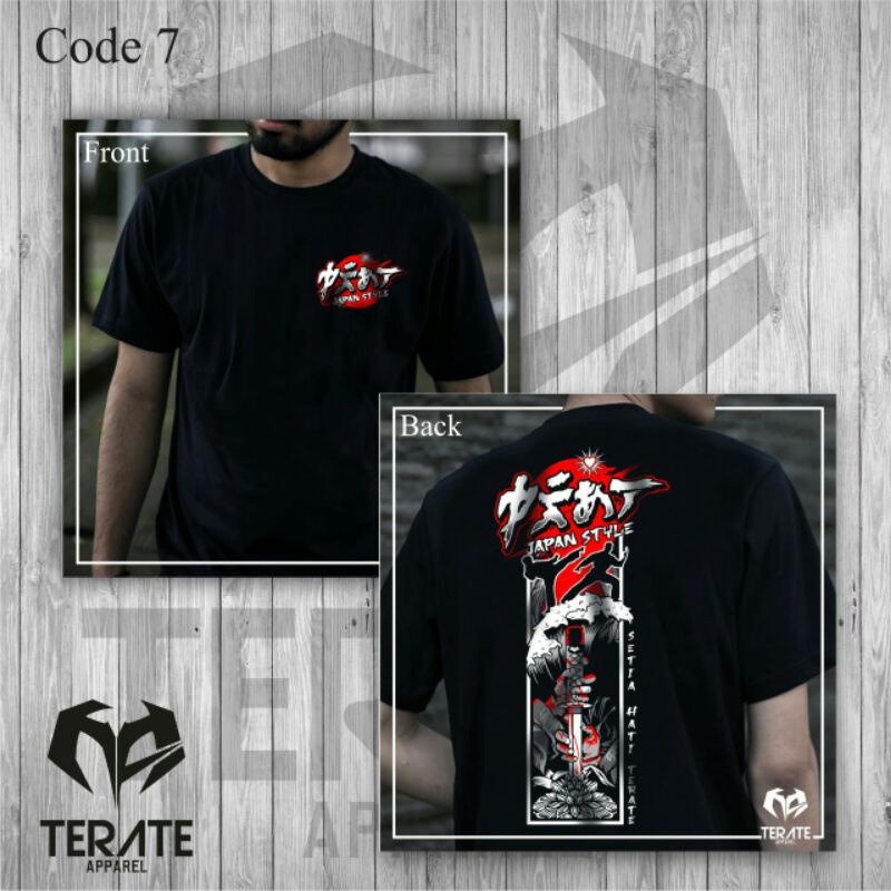 Kaos PSHT Japan Style Kaos Distro Terate Terbaru