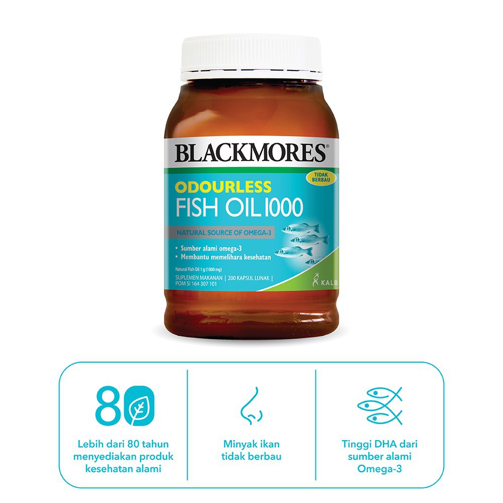 Blackmores Odourless Fish Oil 1000 (200)