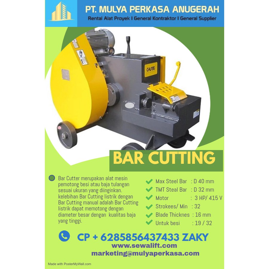 

BAR CUTTER