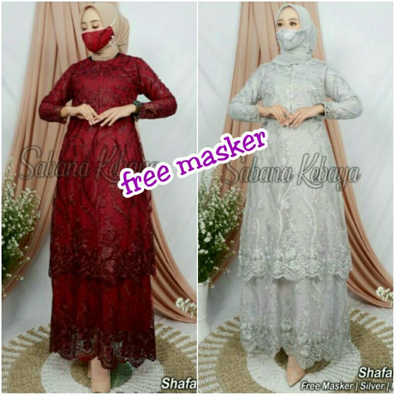 GAMIS SAFANA/KEBAYA/KEBAYA GAMIS/KEBAYA WISUDA/KEBAYA MODREN