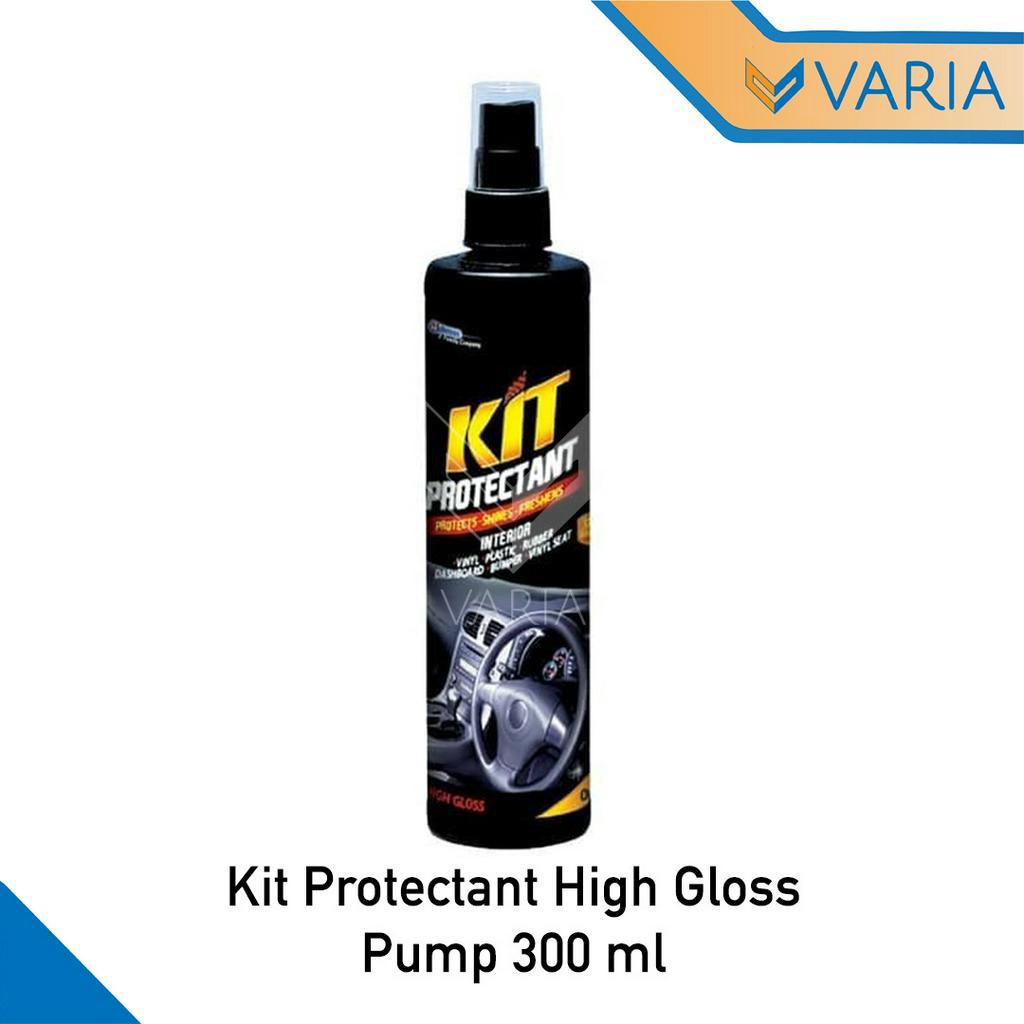 Kit Vinyl Protectant High Gloss Pump 300 ml Pengkilap Interior Mobil