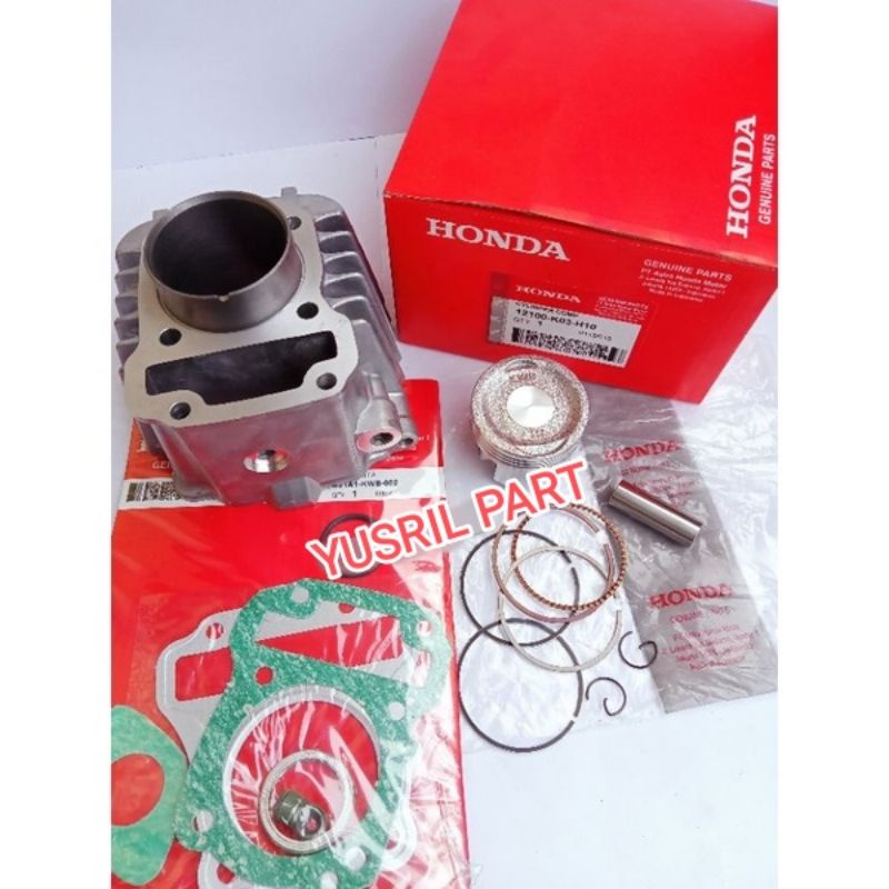 BLOK SEHER KOMPLIT ORIGINAL HONDA REVO FI INJEKSI REVO FIT BLADE FI INJEKSI (KO3)