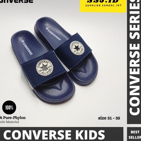 sendal anak converse Slide Sport Sandal Jelly Slop Pria Wanita Premium,sandal anak viral sandal anak
