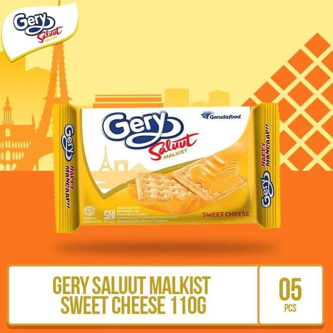 

PROMO Gery Saluut Malkist Sweet Cheese -110g - 5pcs By GarudaFood