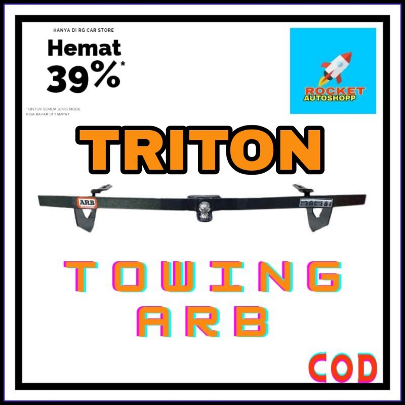 TOWING BELAKANG TRITON MEREK ARB ORIGINAL /BUMPER BELAKANG TRITON MEREK ARB ORIGINAL