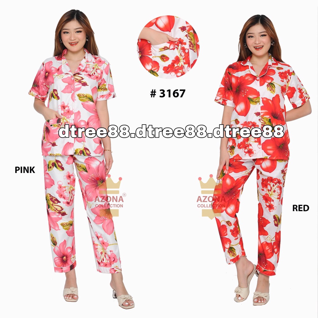 Dtree . baju tidur piyama dewasa cp motif bunga kenanga / baju tidur dewasa cp katun eropa