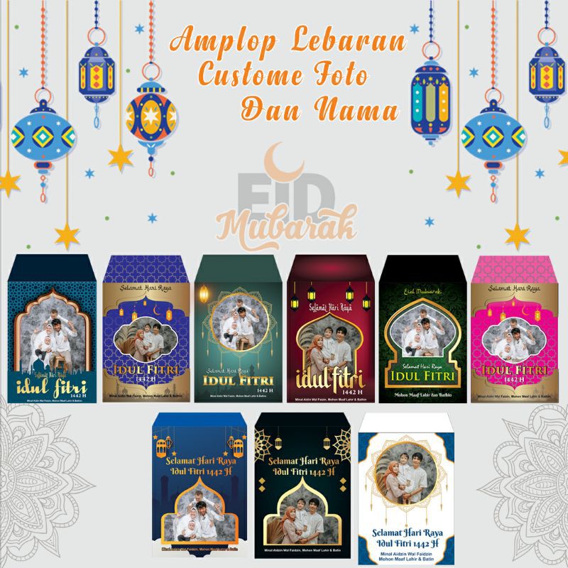 

Amplop Lebaran Costume Foto & Nama