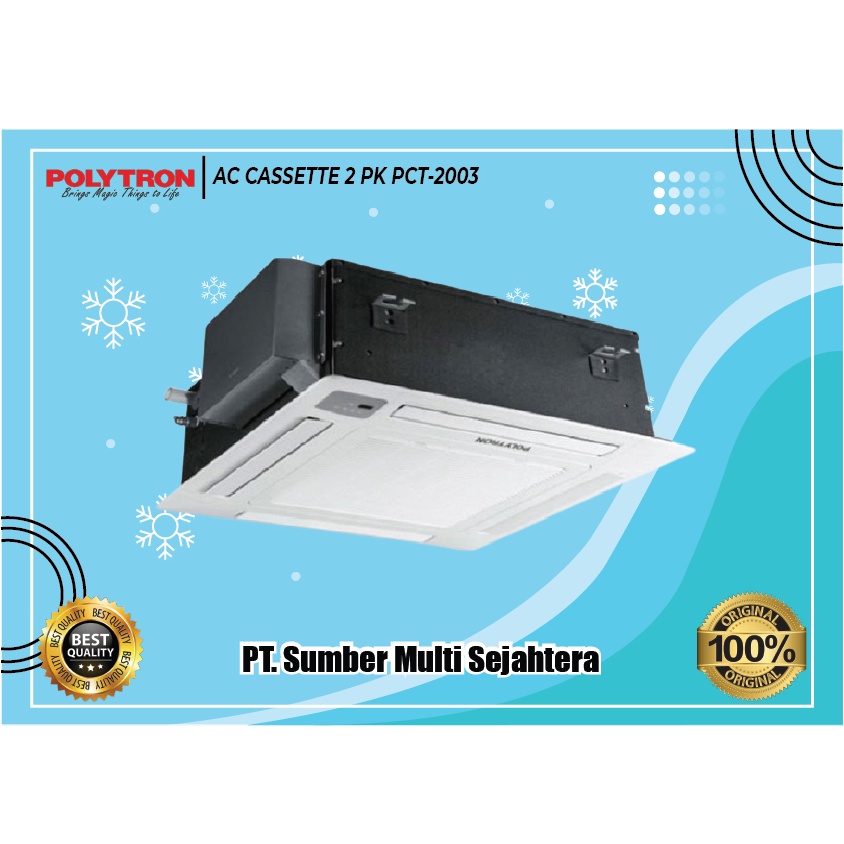 AC CASSETTE POLYTRON 2 PK PCT-2003