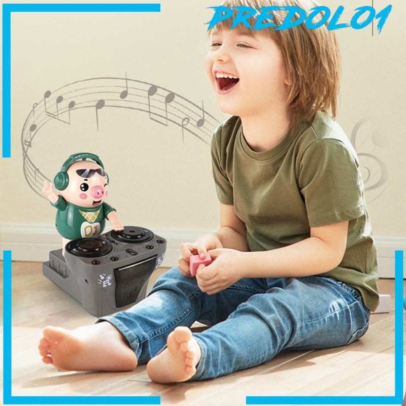 (Predolo1) Mainan Boneka Dj Babi Kecil Menari Dengan Musik Untuk Bayi / Anak