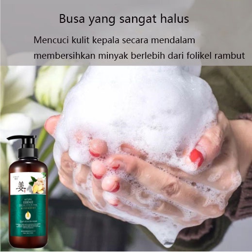 Sampo Jahe  Sampo Anti Rambut Rontok  Shampo 280g Ekstrak Jahe Alami Untuk Memperbaiki Kulit Kepala Anti Rambut Rontok