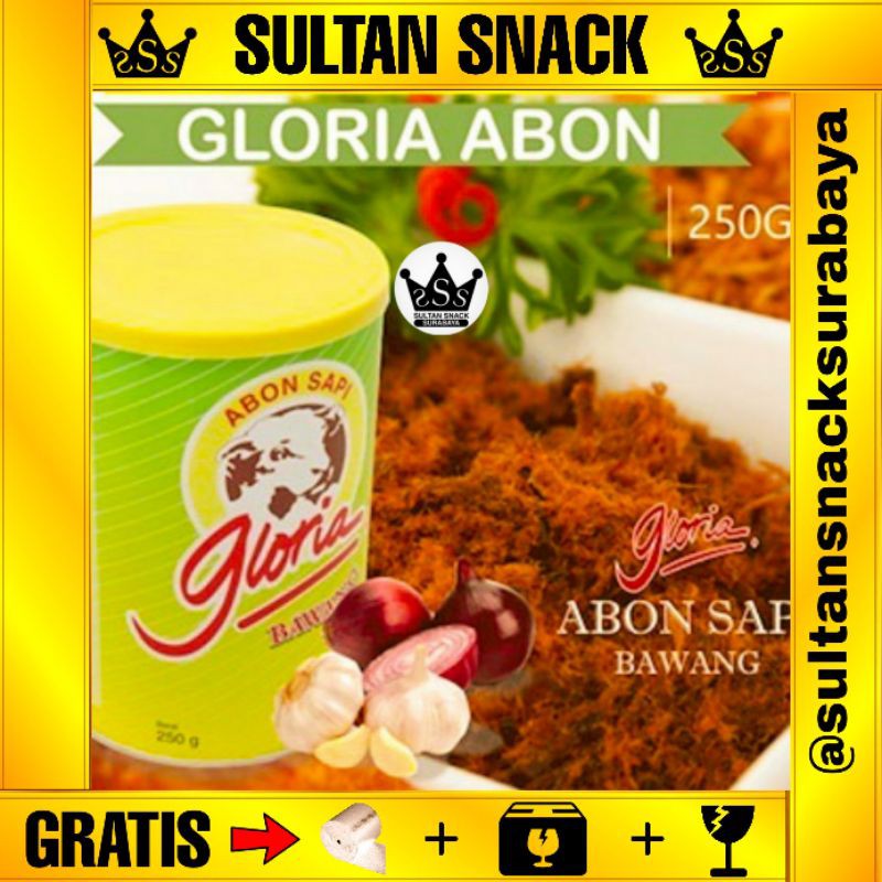 

SULTAN SNACK Abon Sapi Gloria Bawang