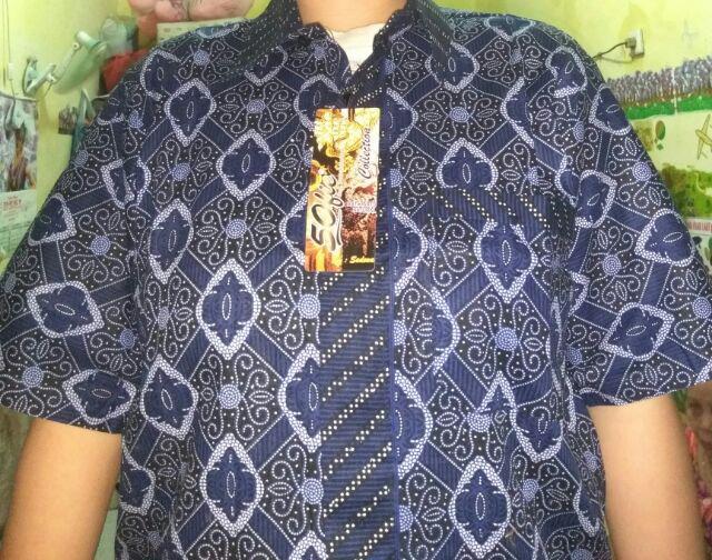 Kemej Batik Pria Kode Pb 104 | Batik Motif Wajik
