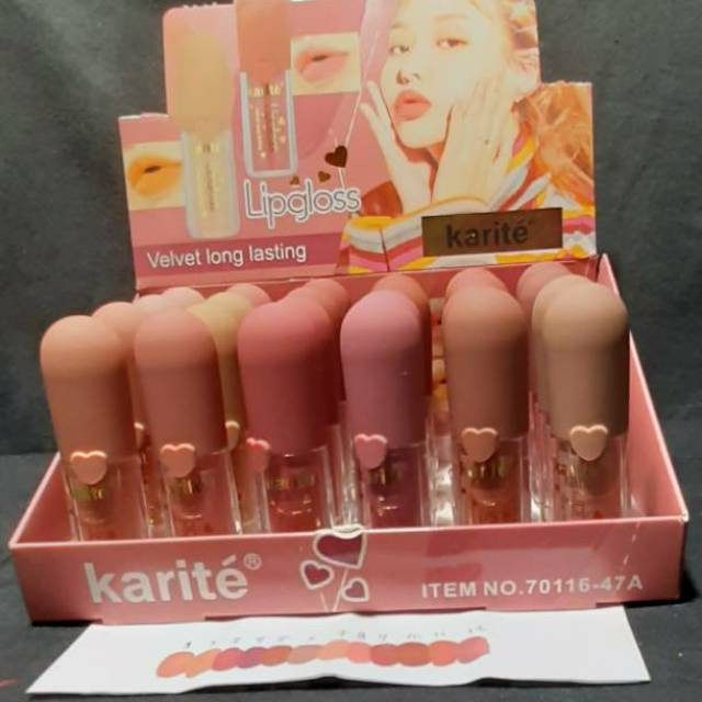 LIP GLOSS KARITE VELVET LONGLASTING  NO.70116-47A