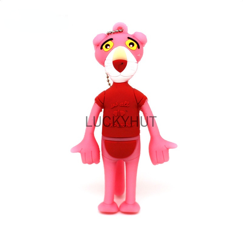 Pendrive 128GB 8GB 16GB 32GB 64GB 1TB 2TB Bentuk Boneka Pink Panther Untuk Hadiah