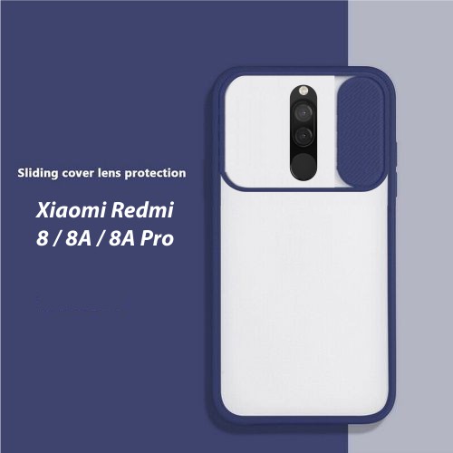 H8 Slide Case Clear Protaction Kamera Belakang Xiaomi Redmi 8 / 8A / 8A Pro / Note 8 / Note 8 Pro