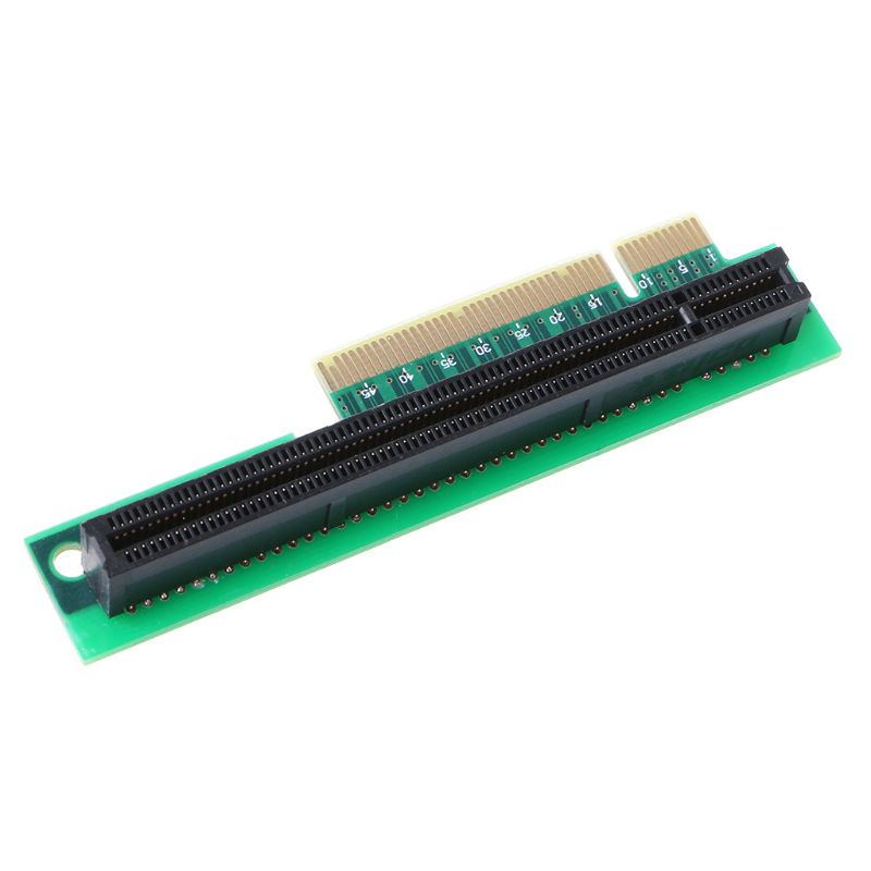 Btsg PCI-Express x8 Ke x16 90derajat PCI-E 8X Ke 16X Riser Adapter Card Untuk 1U/2U