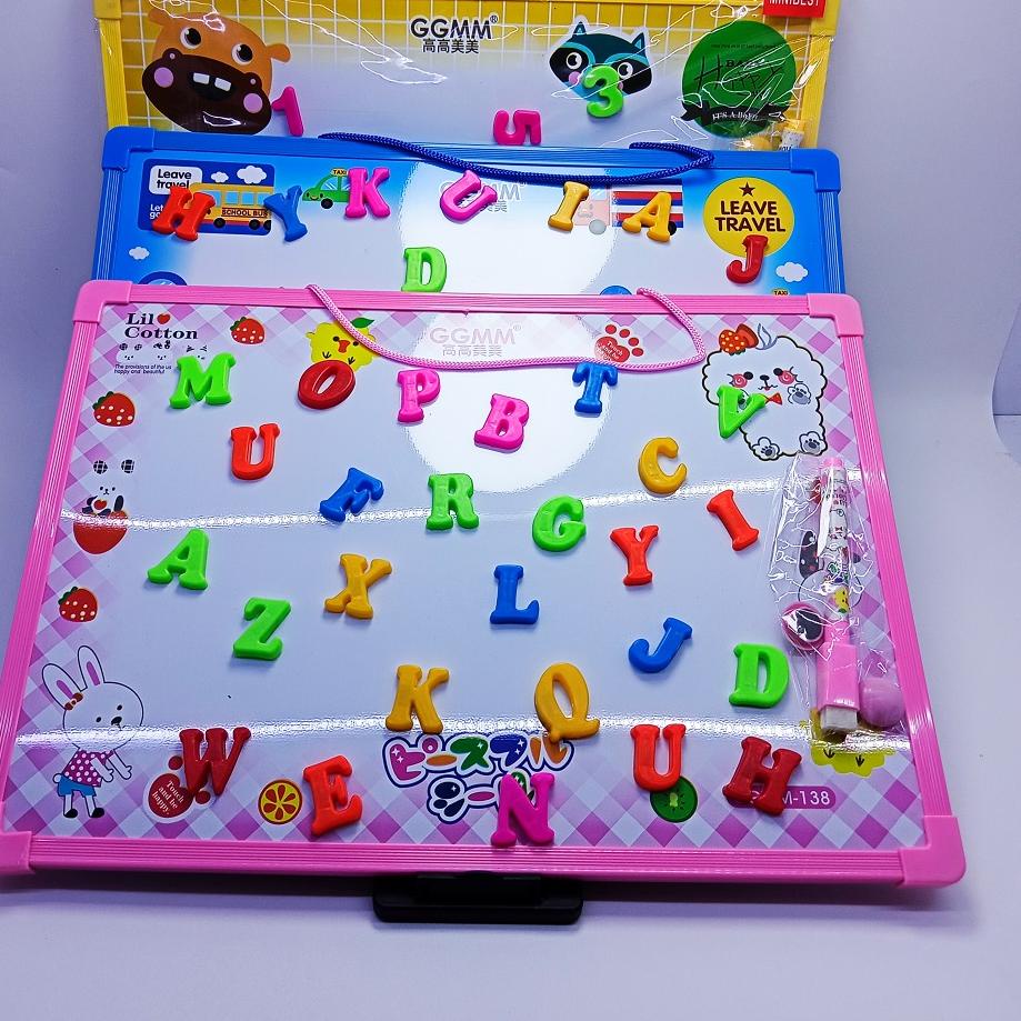 

Hot - WS GGMM -138 Papan Tulis Mainan Edukasi Magnet Abc & Angka Whiteboard ..