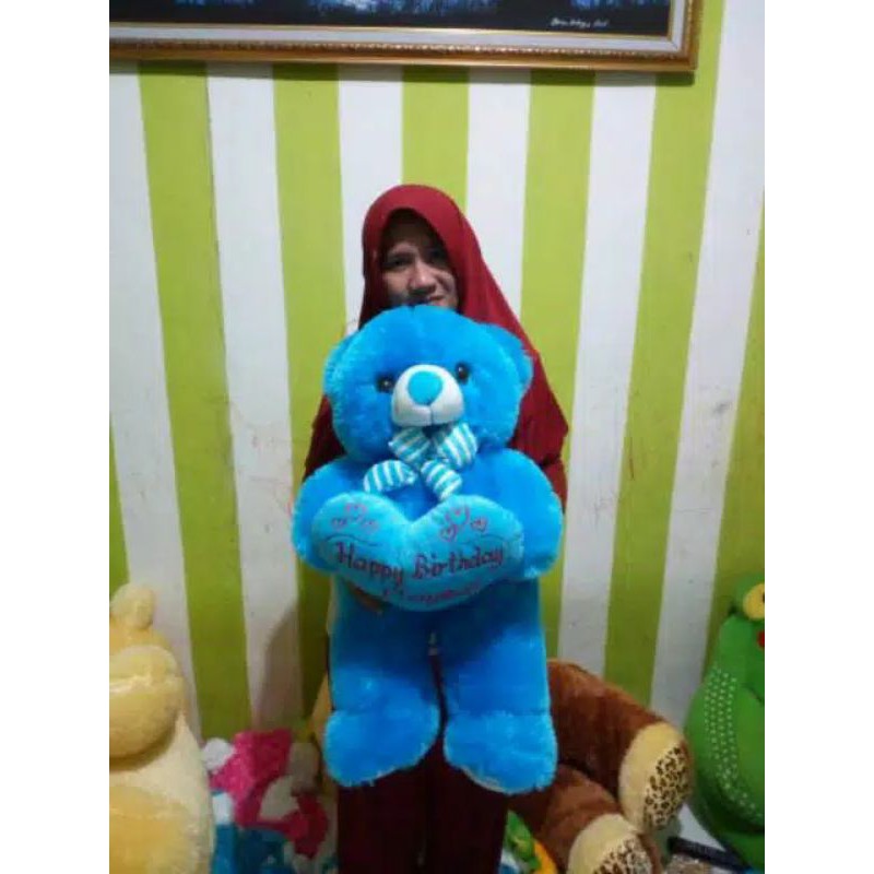 BONEKA Teddy bear XL 70CM gratis Ukir nama atau photo