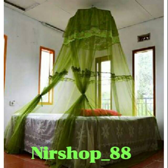 Kelambu gantung "JODHA" hijau lumut