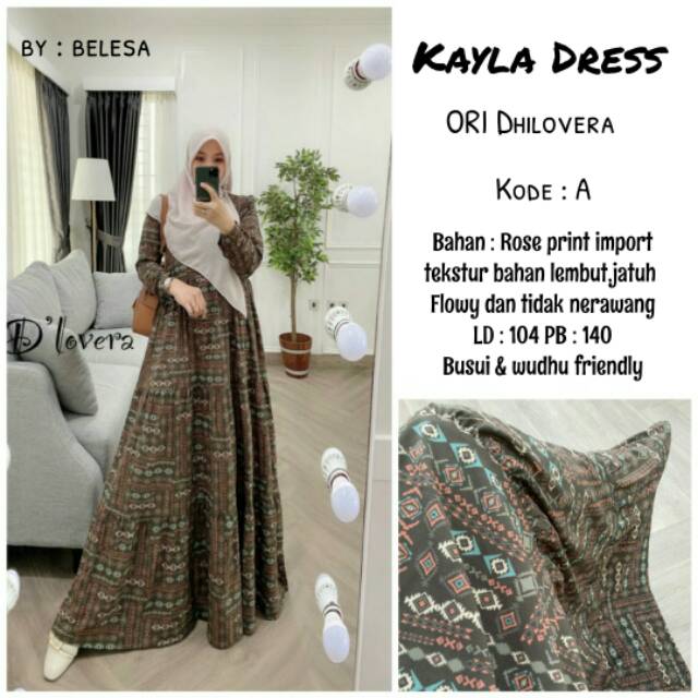 Kayla Dress ori by D'lovera
