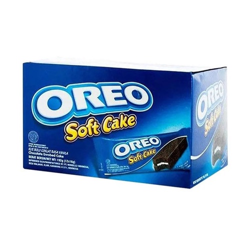 

Oreo Softcake Bolu Cokelat 16G 1 Box Isi 12 Bungkus