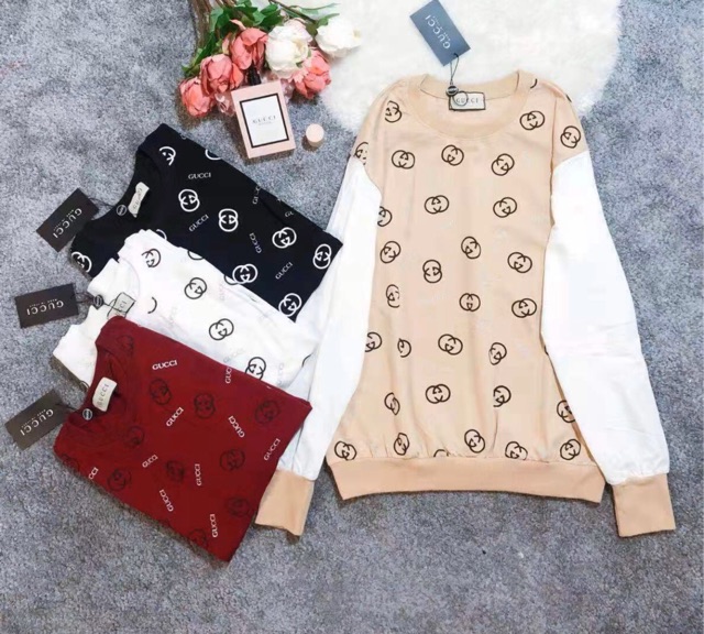 BLOUSE GGUCCI LONGSLEEVE BIGSIZE IMPORT 001