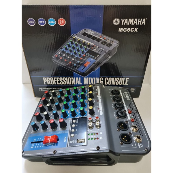 mixer audio yamaha mg6cx mg 6cx 6ch usb bluetooth