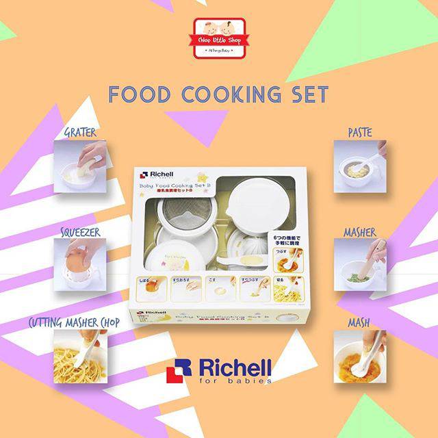 Richell Baby Food Cooking Set