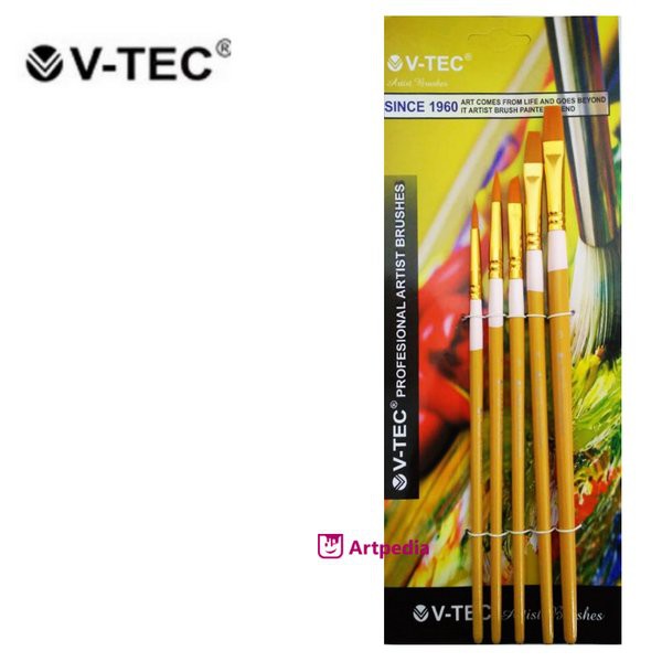 

Promo V-Tec Artist Brush 9025 Set 5 - Kuas Lukis Set isi 5 Diskon