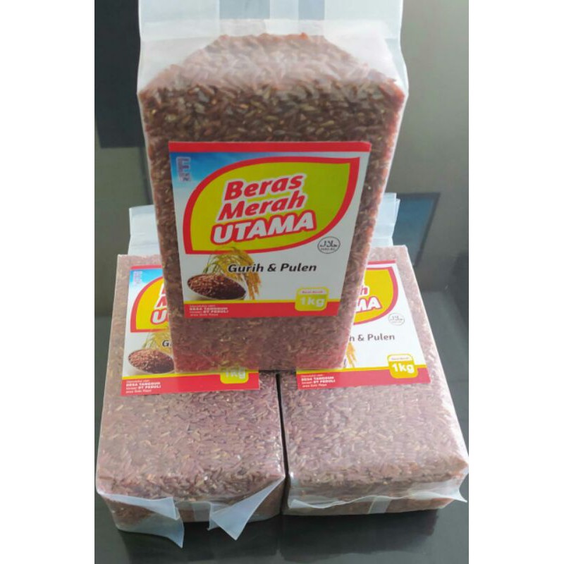 

*Nama Produk* Beras Merah Organik Merk Utama 1 KG