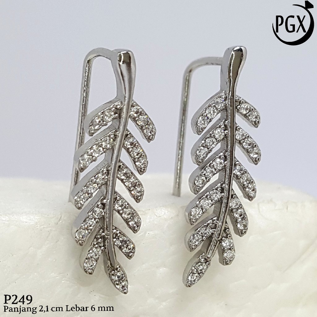 PGX Anting Panjang Korea Xuping Lapis Emas Aksesoris Perhiasan Premium - P249