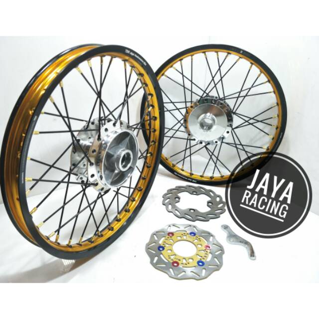 Velg TDR ring 17 Satria fu - Sonic 150 sepaket lengkap plus stel velg bisa reguest