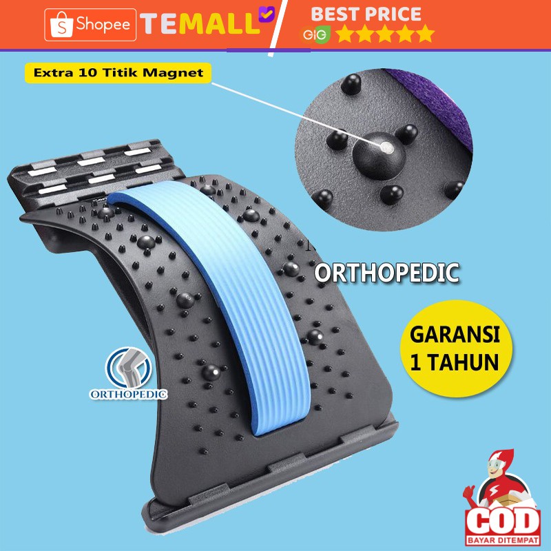 ALAT TERAPI SAKIT PINGGANG SANDARAN OBAT PINGGANG / ORTHOPLUS PUNGGUNG KESEHATAN TULANG BELAKANG