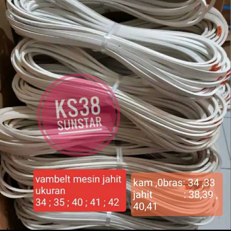 Vambelt mesin jahit ;obras; kam (1pcs)