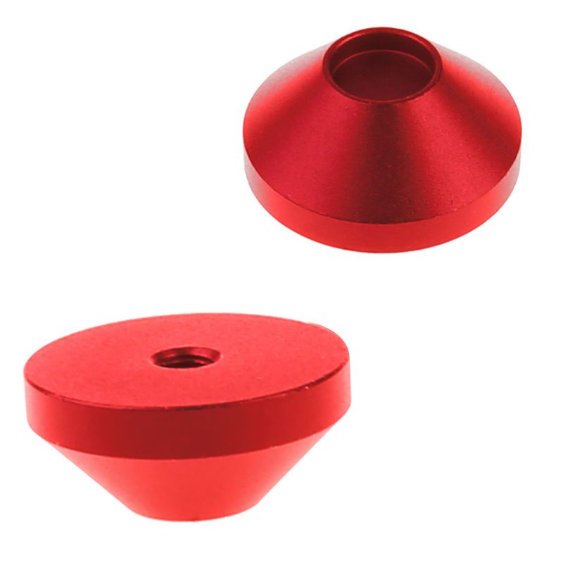 Btsg 2Pcs Kaki Keyboard Mekanik Anodized Aluminium CNC Feet Metal Untuk Case Untuk w/Sekrup Merah Abu Tua Hitam Silver fo