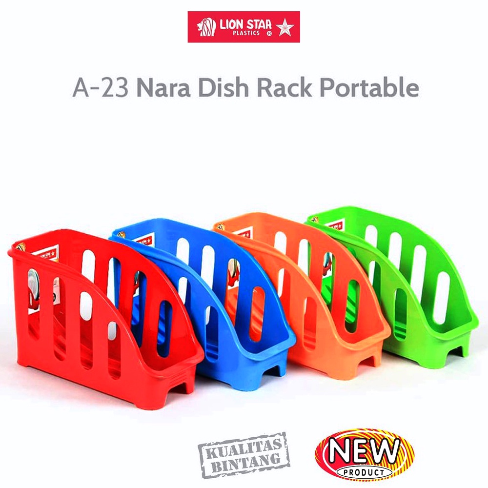 FM - Rak Piring Lion Star - Dish Rack Portable Mini Nara