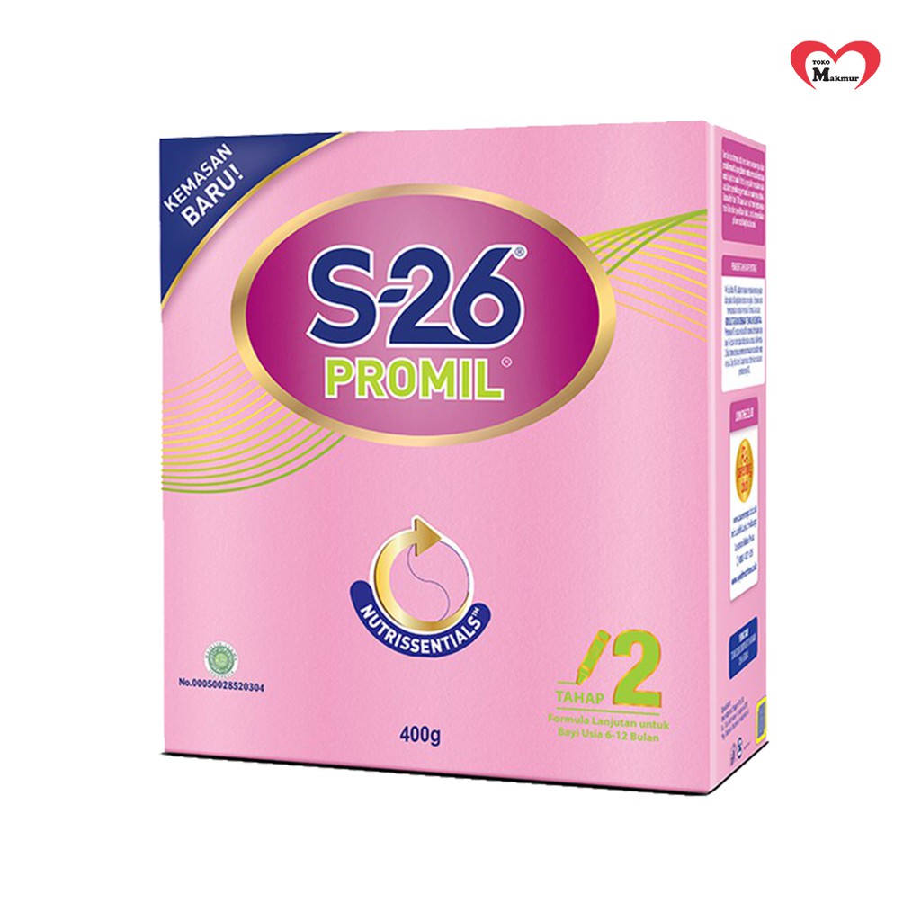 S26 Promil Tahap 2 6-12 Bulan Box 400 Gram / Toko Makmur Online