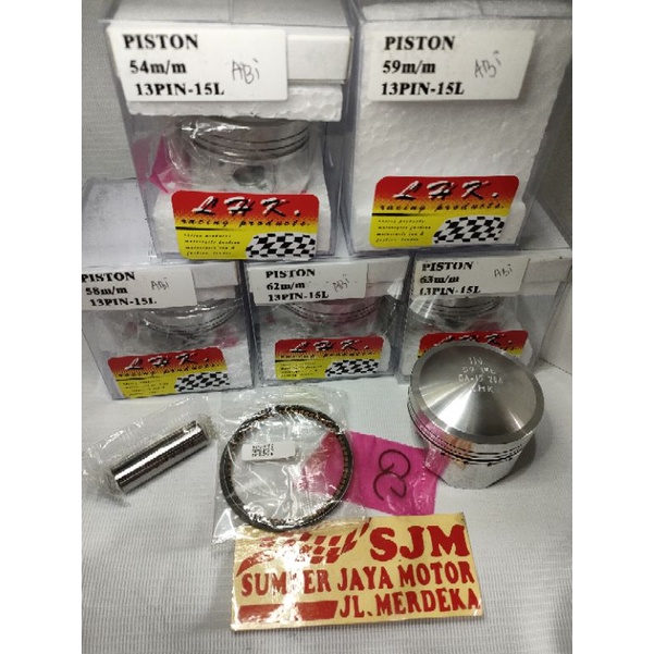 Seher LHK pin 13 ukuran 54 58 59 62 63 Piston LHK jenon pin 13 universal motor basic pen 13-1