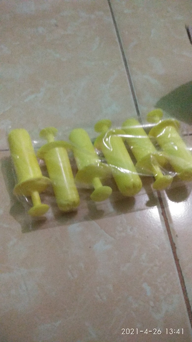 Cetakan Kue Semprit Spuit Suntik 6 Motif