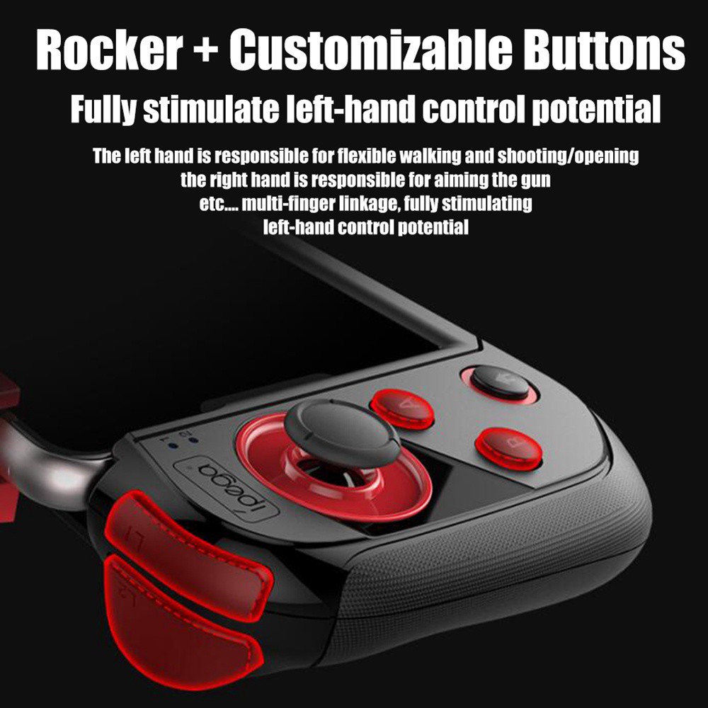 Joystick bluetooth ipega pg-9121 retractable - Gamepad wireless ipega red spider