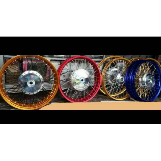 PAKET. Pelak Pelek Velg Jari Ruji Ring 17 Beat Fi New Street Pop Genio Scoopy Fi New Karbu Vario 110