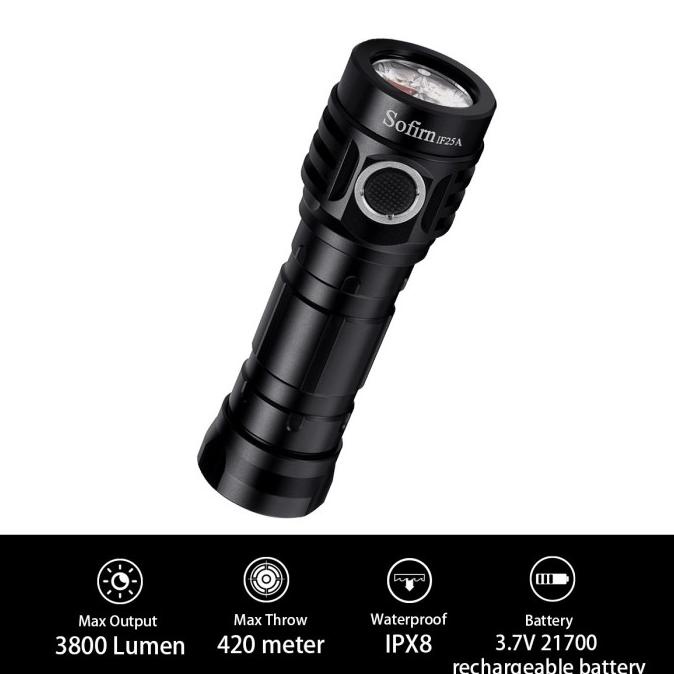 Sofirn IF25A Blf Anduril 4 * SST20 LED 4000lm Senter LED - SENTER SAJA